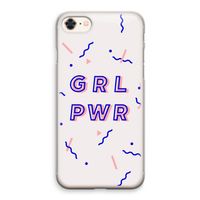 GRL PWR: iPhone 8 Transparant Hoesje