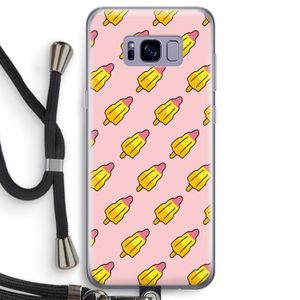 Waterijsjes: Samsung Galaxy S8 Transparant Hoesje met koord