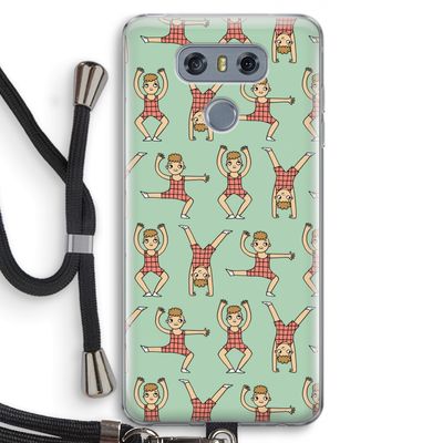 Gymboys: LG G6 Transparant Hoesje met koord