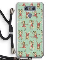 Gymboys: LG G6 Transparant Hoesje met koord