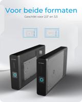 ICY BOX IB-382H-C31 HDD-/SSD-behuizing Zwart 2.5/3.5" - thumbnail