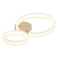 Globo Moderne plafondlampZara zand bruin - 48046D2