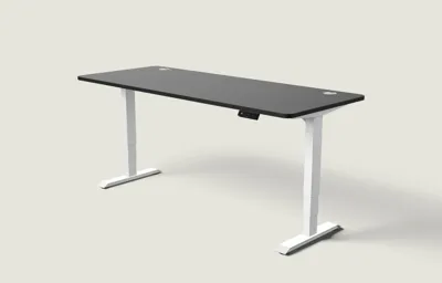 Desktronic HomePro bureau Wit / Zwart / 200x80 cm