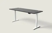 Desktronic HomePro bureau Wit / Zwart / 200x80 cm