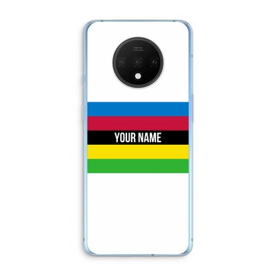 WK Wielrennen: OnePlus 7T Transparant Hoesje