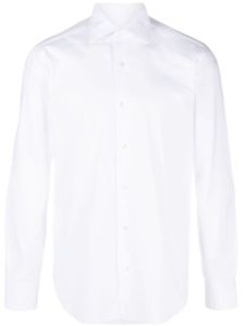 Barba chemise en coton à manches longues - Blanc