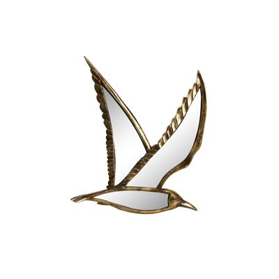 Decoratieve figuren DKD Home Decor Gouden Vogel 32,5 x 3 x 28 cm