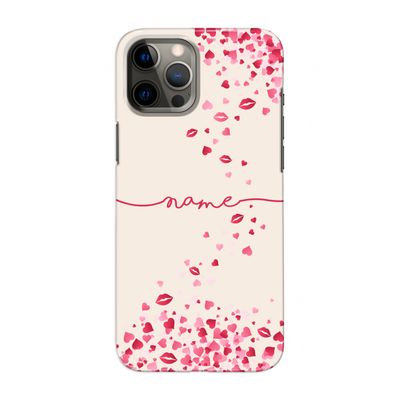 Hartjes en kusjes: Volledig geprint iPhone 12 Pro Max Hoesje