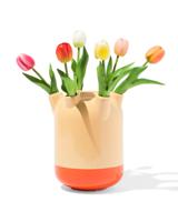 HEMA Tulpenvaas Ø18.5x22cm Perzik (perzik)