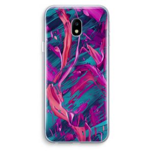 Pink Clouds: Samsung Galaxy J3 (2017) Transparant Hoesje