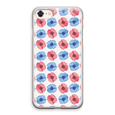 Klaproosjes: iPhone 8 Transparant Hoesje