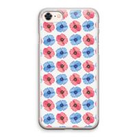 Klaproosjes: iPhone 8 Transparant Hoesje