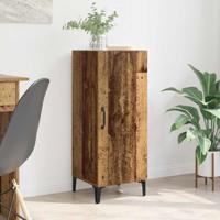Dressoir Oud hout 34.5 x 34 x 90 cm Bewerkt hout