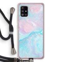 Fantasie pastel: Samsung Galaxy A51 5G Transparant Hoesje met koord