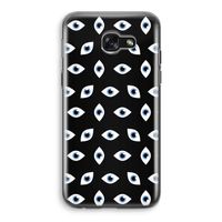 Eyes pattern: Samsung Galaxy A5 (2017) Transparant Hoesje