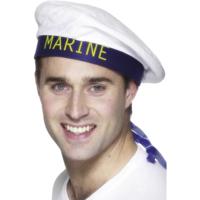 Matrozen verkleed hoedje - Marine - volwassenen - matrozenhoedje - verkleedhoeden