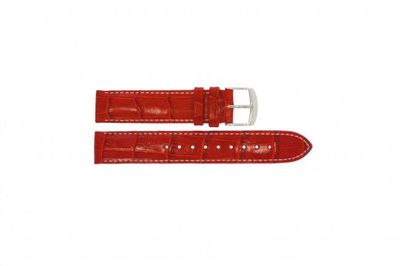 Horlogeband Timex T2M709 Leder Rood 18mm