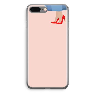 High heels: iPhone 8 Plus Transparant Hoesje