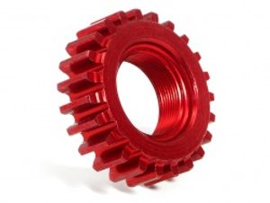 Aluminium threaded pinion gear 23t x 12mm (1m)