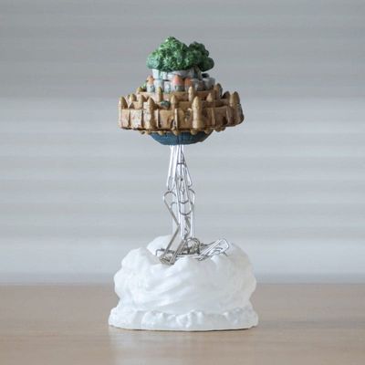 Castle in the Sky Statue Magnet Flying Castle 13 cm Castle in the Sky Statue Magnet Flying Castle 13 cm