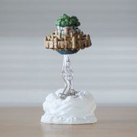 Castle in the Sky Statue Magnet Flying Castle 13 cm - thumbnail