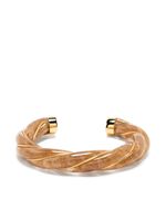 Aurelie Bidermann bracelet jonc Diana à design torsadé
