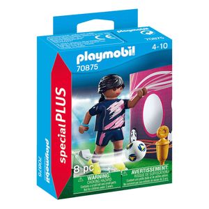 Playmobil Specials Voetbalster met Doelmuur 70875