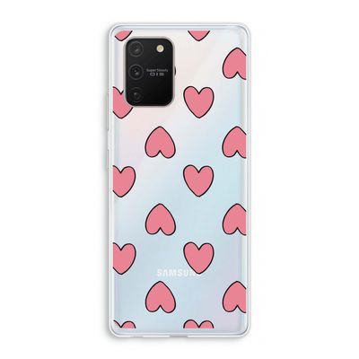 Ondersteboven verliefd: Samsung Galaxy S10 Lite Transparant Hoesje