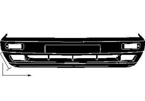 VOORBUMPER KOMPLEET HOOGTE 40CM +mistlamp-gaten 5813573
