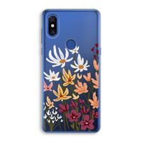 Painted wildflowers: Xiaomi Mi Mix 3 Transparant Hoesje