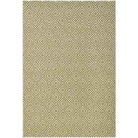 Bougari binnen/buitenvloerkleed Karo - groen - 200x290 cm