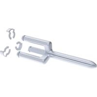 HellermannTyton TPPexpand3.3_Prong Reservedoorn Zilver Metaal Inhoud: 1 stuk(s)