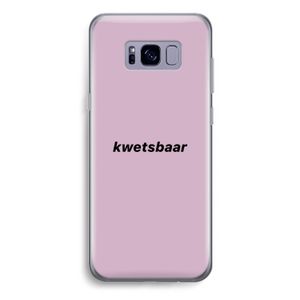 kwetsbaar: Samsung Galaxy S8 Plus Transparant Hoesje