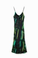 Midi-jurk met tie-dye - BLACK - L