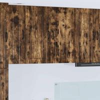 Keukenkast Gerookt eiken 80 x 31 x 80 cm Bewerkt hout