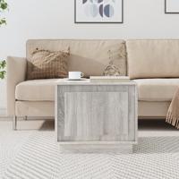 Salontafel 51x50x44 cm bewerkt hout grijs sonoma eikenkleurig