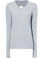 Proenza Schouler pull à découpes - Gris