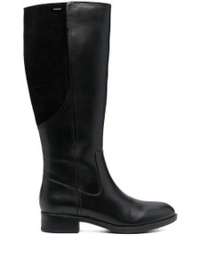 Geox bottines Felicity en cuir - Noir