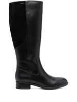 Geox bottines Felicity en cuir - Noir
