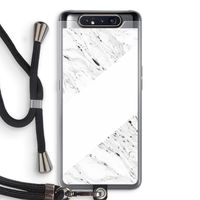 Biggest stripe: Samsung Galaxy A80 Transparant Hoesje met koord