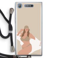 One of a kind: Sony Xperia XZ1 Transparant Hoesje met koord