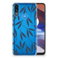 Motorola Moto E7/E7i Power | TPU Case | Leaves Blue