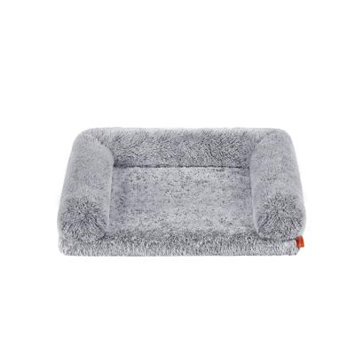 FluffyHug hondenmand met afneembare hoes, L (91 x 68 x 23 cm) / Ombré-Grau