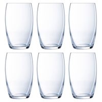 Luminarc Versailles water/sap glazen setje van 6x stuks inhoud 375 ml - Drinkglazen - thumbnail