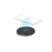 Hama Wireless Charger QI-FC10 10 W Draadloze Smartphone-oplaadpad Zwart - thumbnail