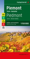 Wegenkaart - landkaart 619 Piemont - Piemonte - Aosta - Turijn - Lago Maggiore | Freytag & Berndt - thumbnail