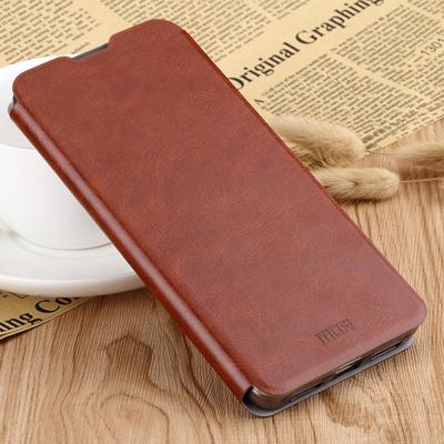 MOFI Rui serie klassieke lederen flip lederen draagtas met beugel ingesloten stalen plaat all-inclusive voor Xiaomi mi CC9/CC9 Mito Custom Edition (br