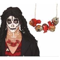 Horror verkleed ketting ogen - bloederige lichaamsdelen/ledematen - Halloween accessoires