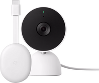 Google Chromecast 4K met Google TV + Google Nest Cam Indoor