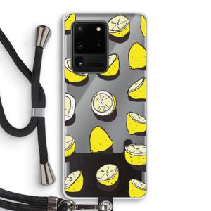 When Life Gives You Lemons...: Samsung Galaxy S20 Ultra Transparant Hoesje met koord